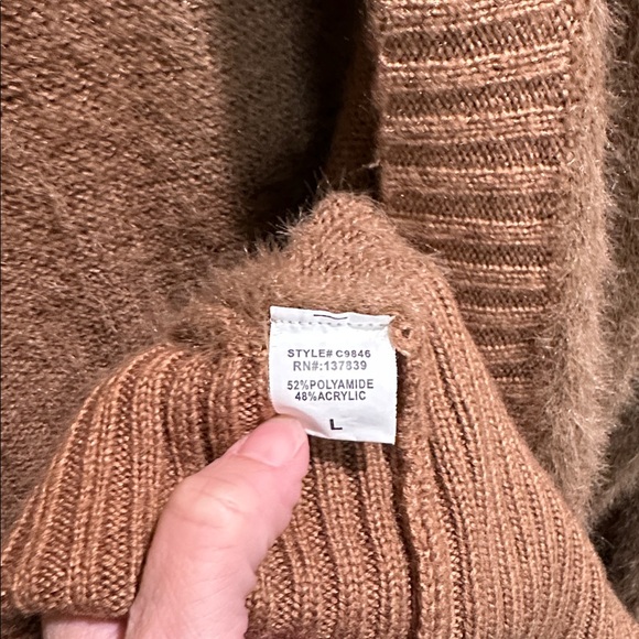 Dreamers by Debut Size Large Open Front Cardigan Sweater - Picture 5 of 8